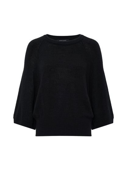 ABOUT US RELAXED PULLOVER BLACK - Sanctuary Clothing