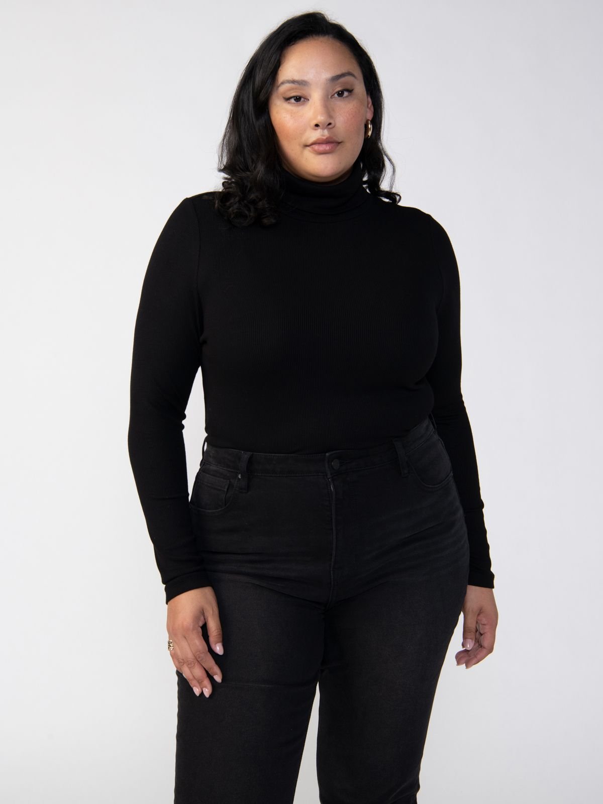 ESSENTIAL TURTLENECK BLACK - Sanctuary Clothing
