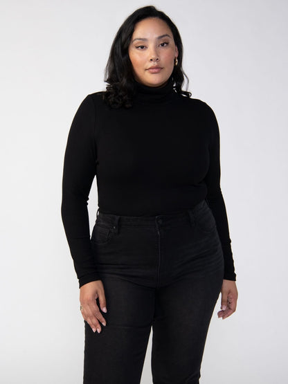 ESSENTIAL TURTLENECK BLACK - Sanctuary Clothing