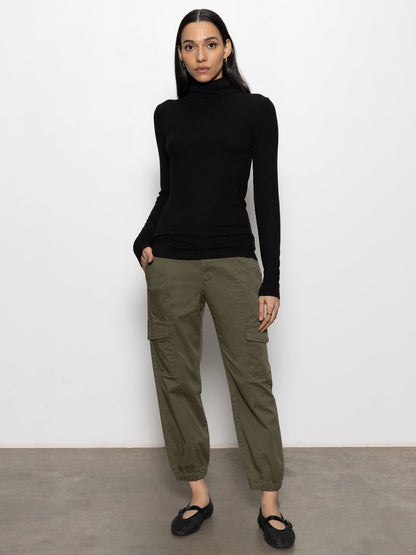Black Essential Turtleneck Top - Sanctuary Clothing