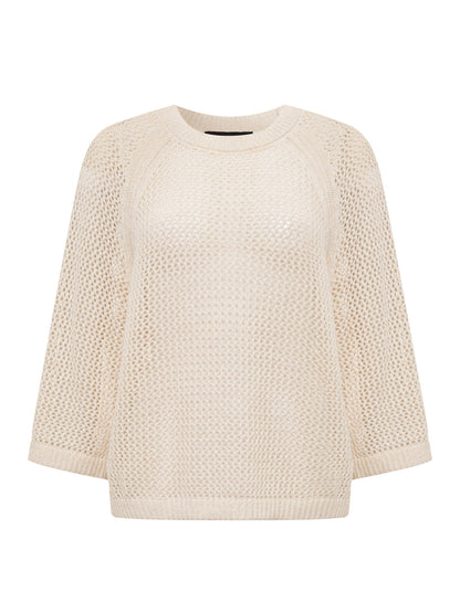 METALLIC SWEATER TEE COLLAGEN - Sanctuary Clothing