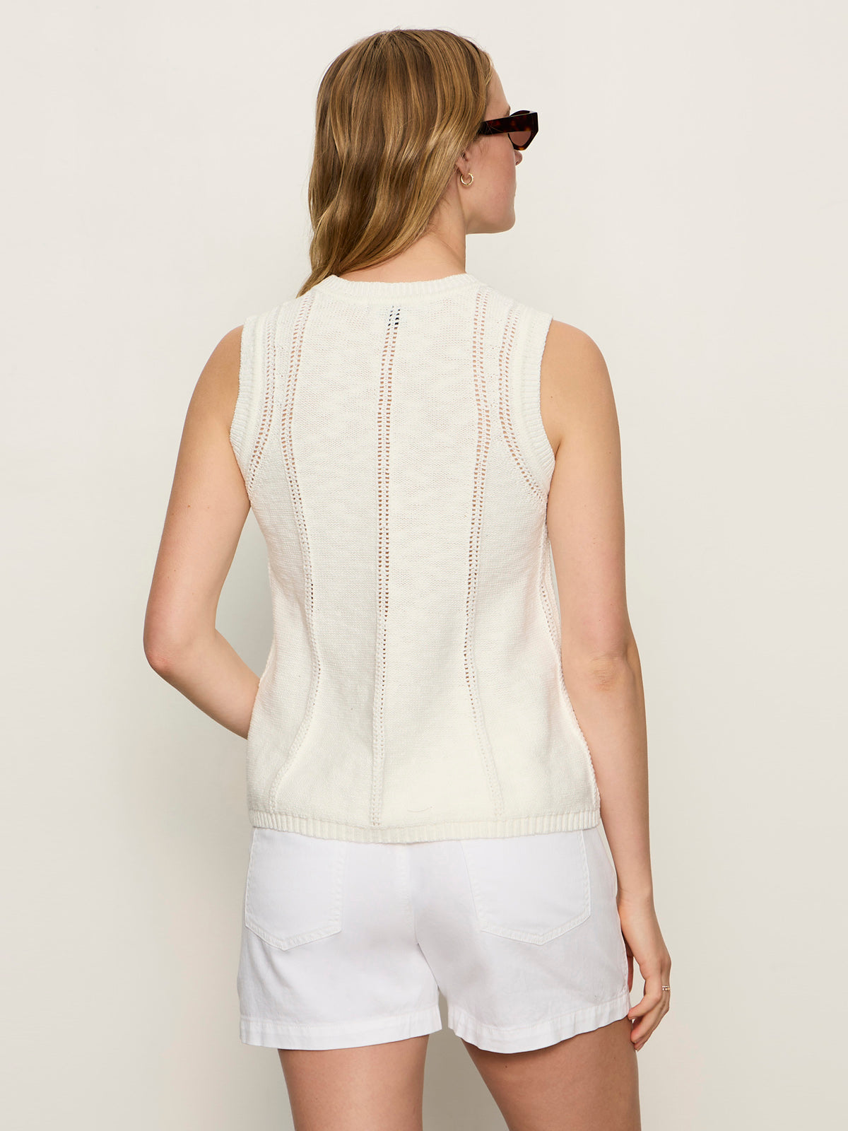 EASY POINTELLE SHELL CHALK - Sanctuary Clothing
