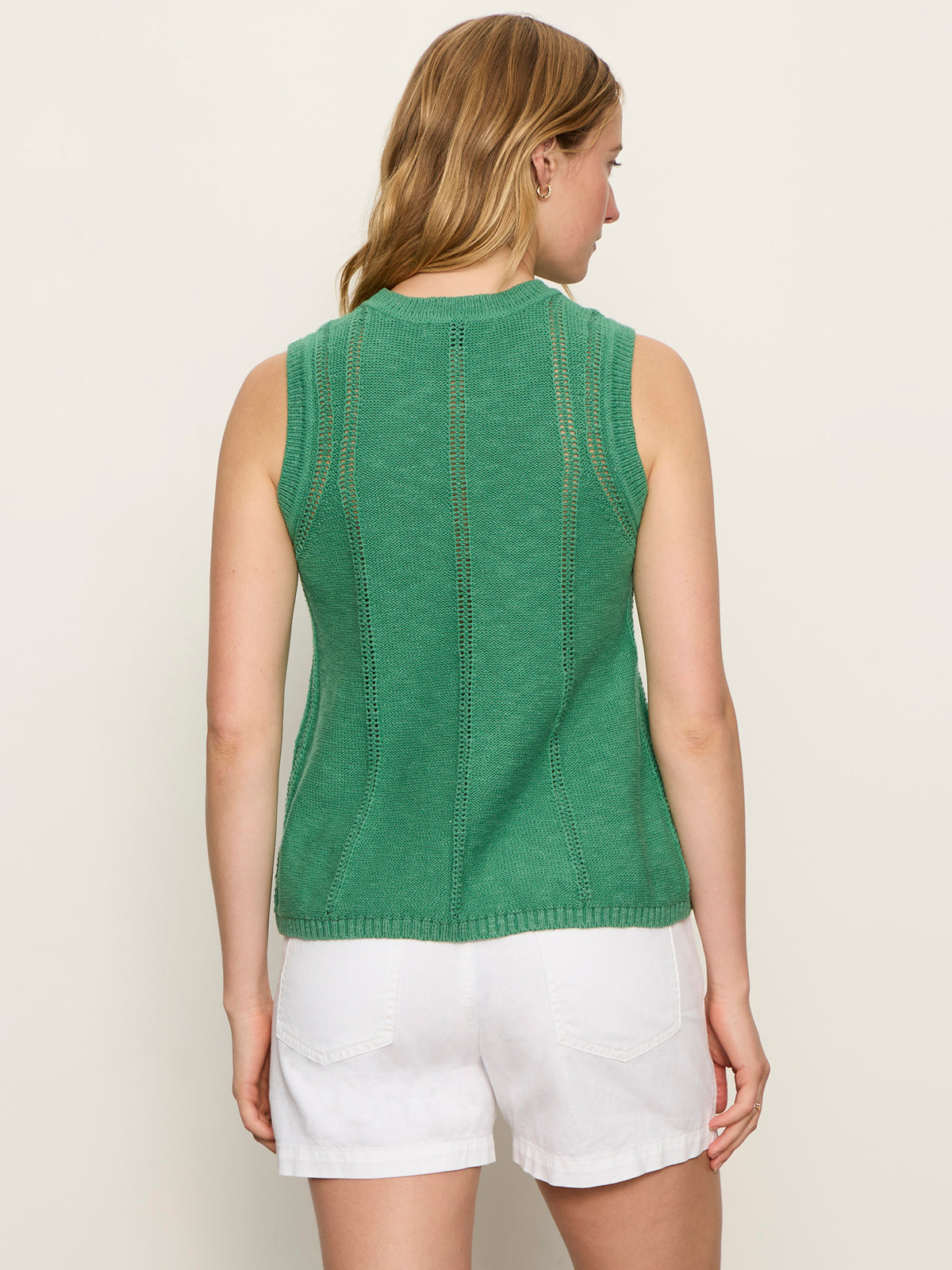 EASY POINTELLE SHELL GREEN JUICE - Sanctuary Clothing