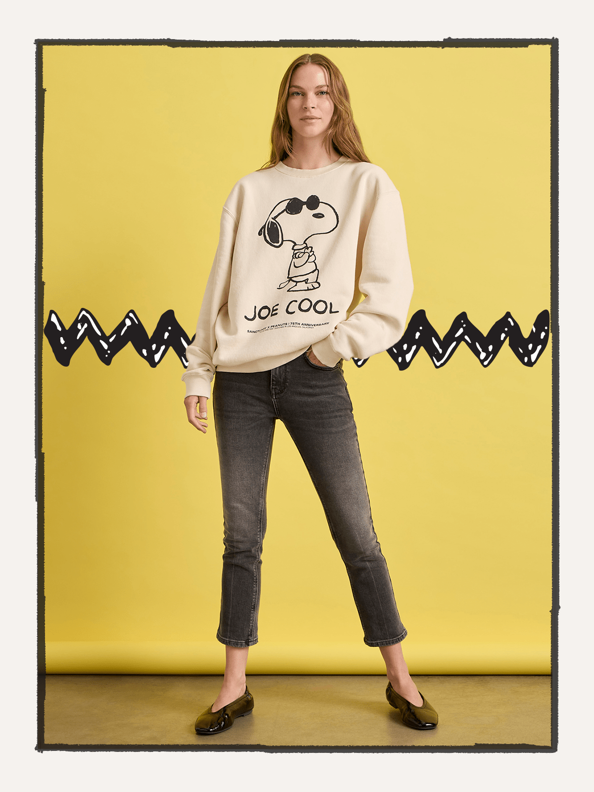 JOE COOL SWEATSHIRT COLLAGEN - Sanctuary Clothing