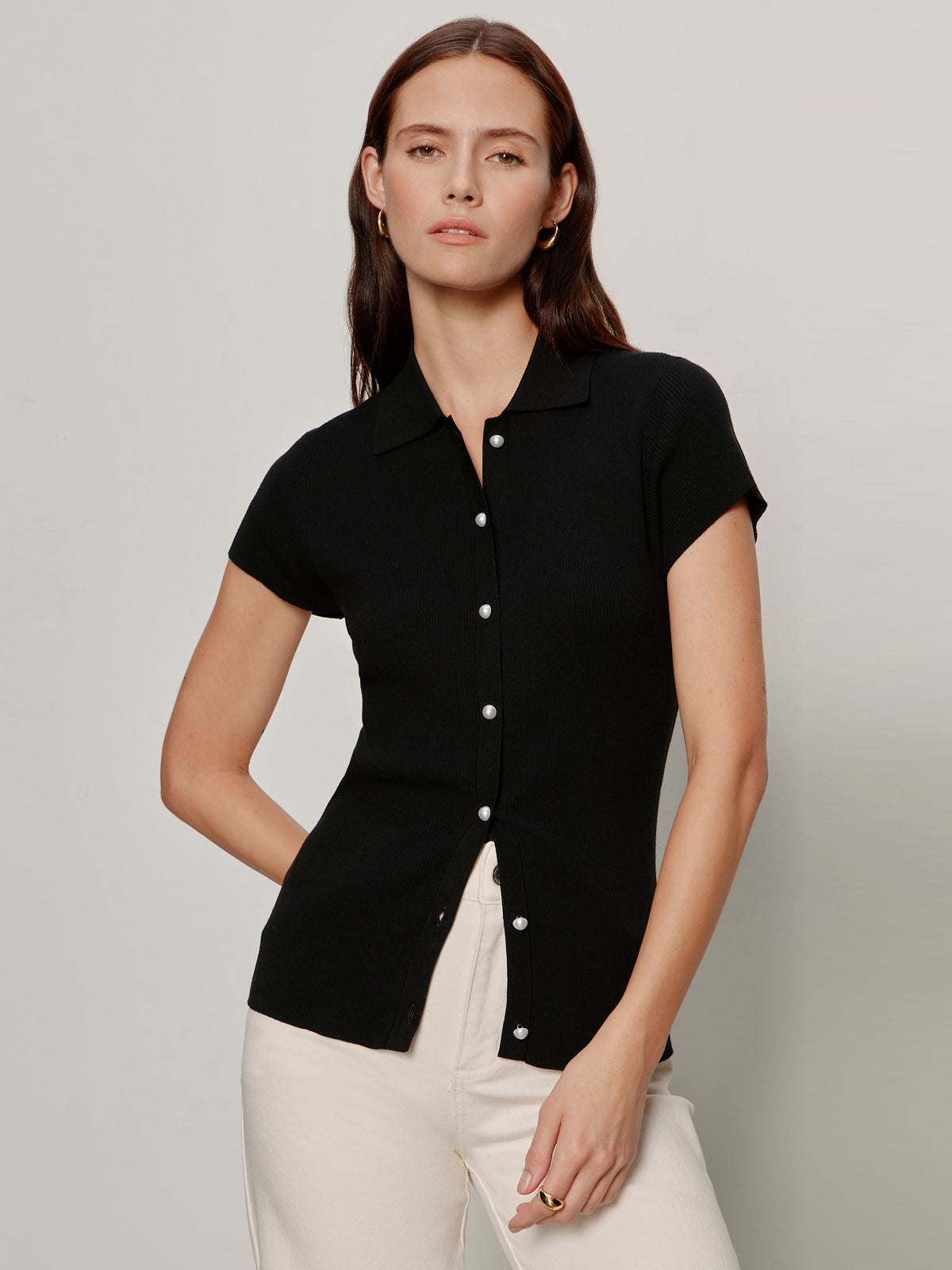 LOVER GIRL RIBBED SWEATER BLACK - Sanctuary Clothing