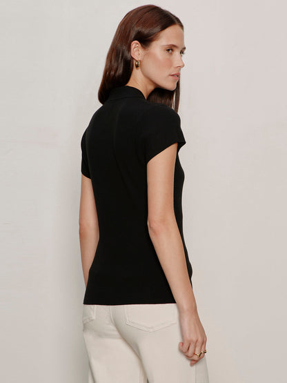 LOVER GIRL RIBBED SWEATER BLACK - Sanctuary Clothing