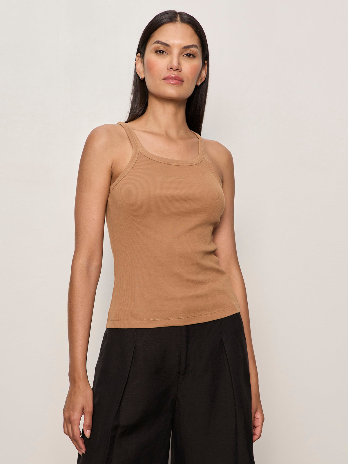 SPRINTER RIB TANK TOASTED COCONUT - Sanctuary Clothing