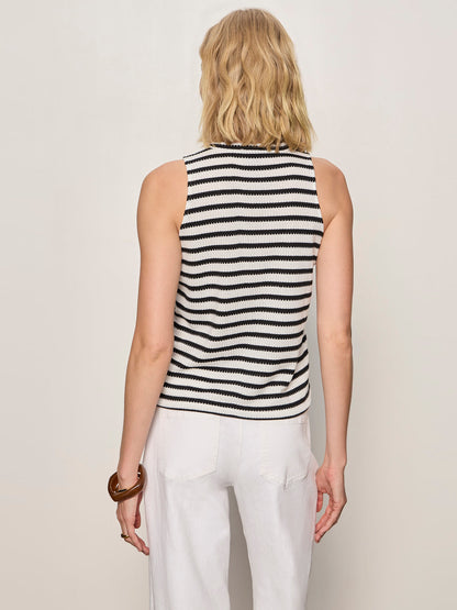 CAMPARI TANK MACRAME STRIPE - Sanctuary Clothing