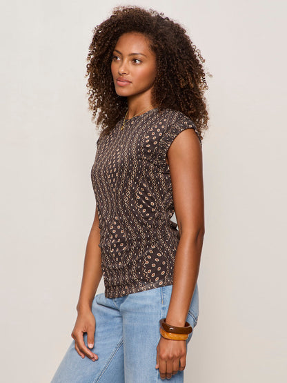 CHARISMA DOLMAN MESH TEE RHYTHMIC - Sanctuary Clothing