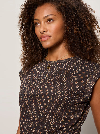 CHARISMA DOLMAN MESH TEE RHYTHMIC - Sanctuary Clothing