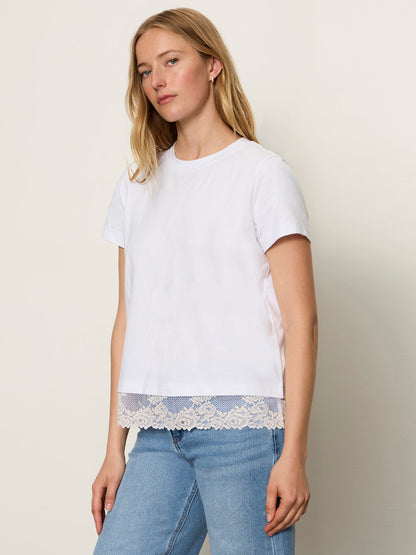 CAMI REMIX TEE WHITE - Sanctuary Clothing