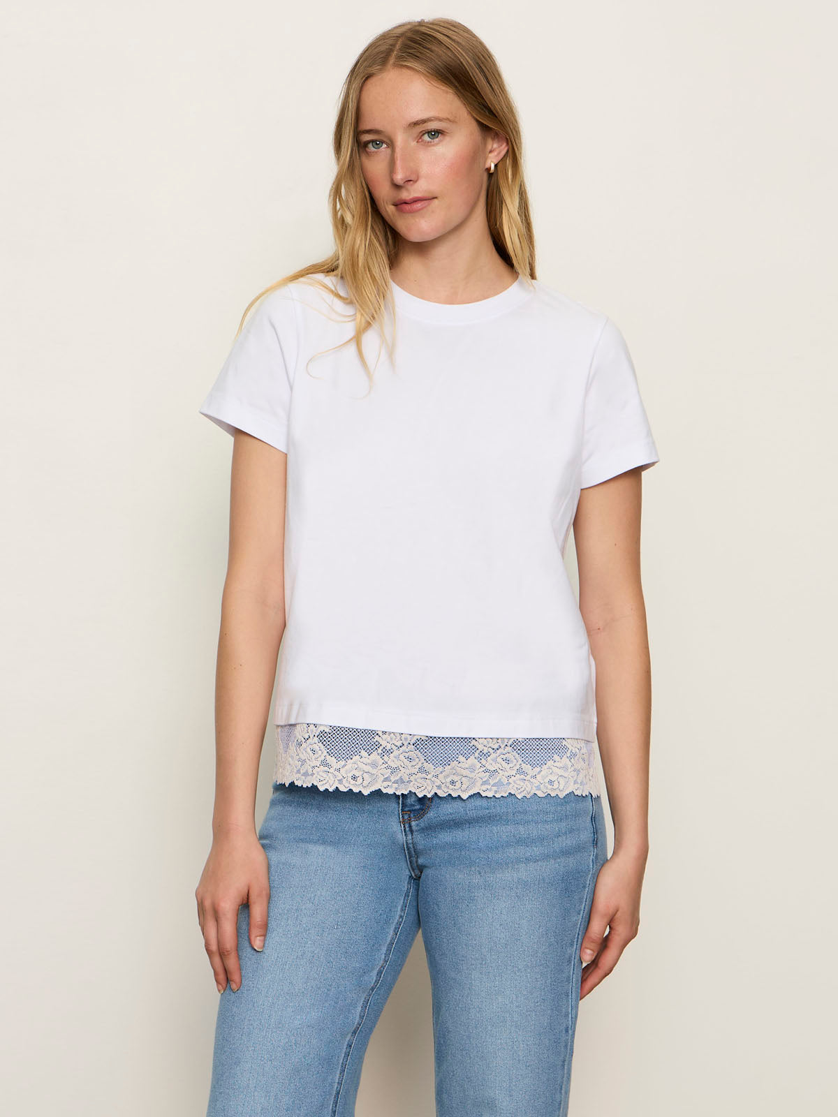 CAMI REMIX TEE WHITE - Sanctuary Clothing