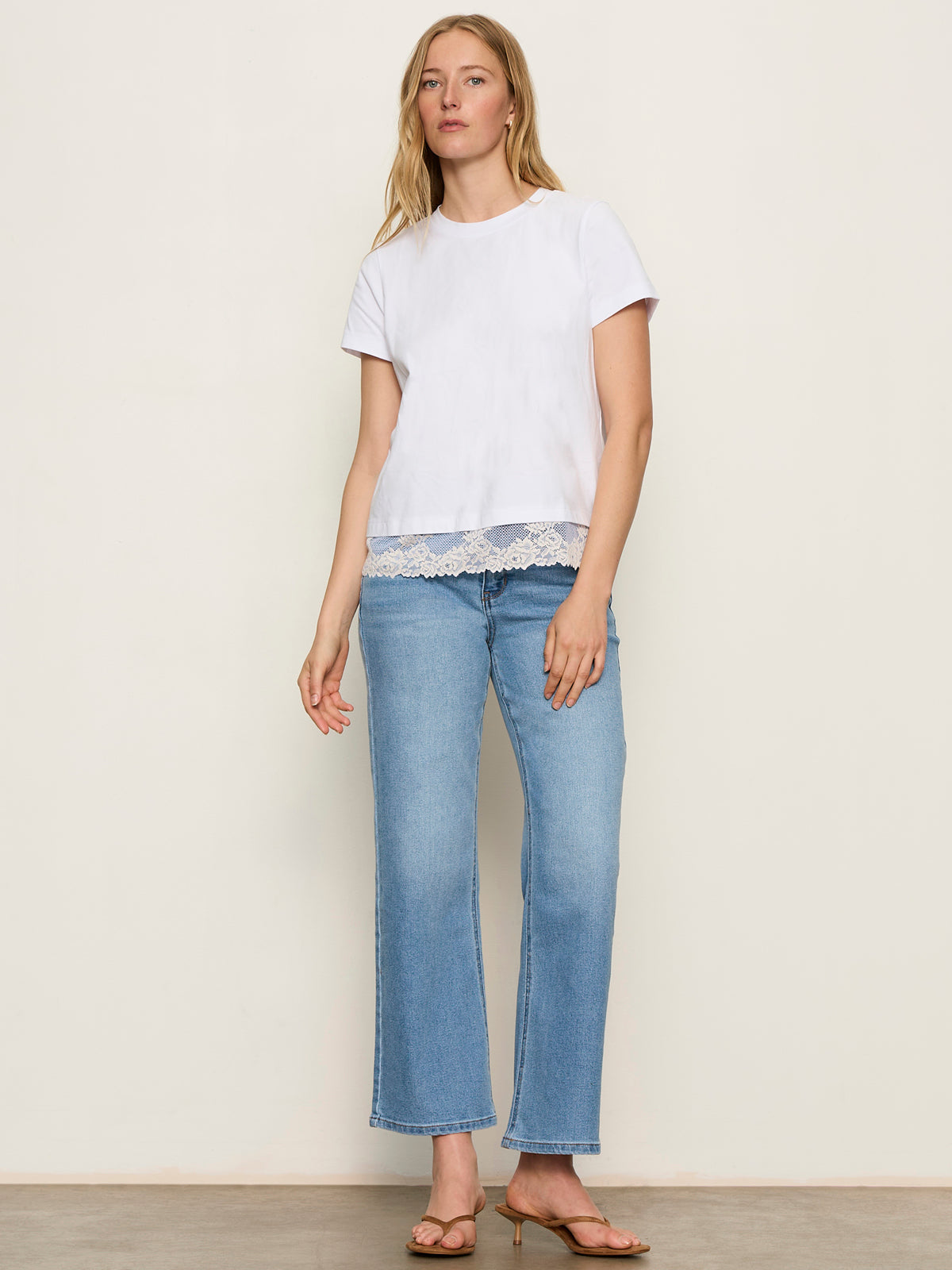 CAMI REMIX TEE WHITE - Sanctuary Clothing
