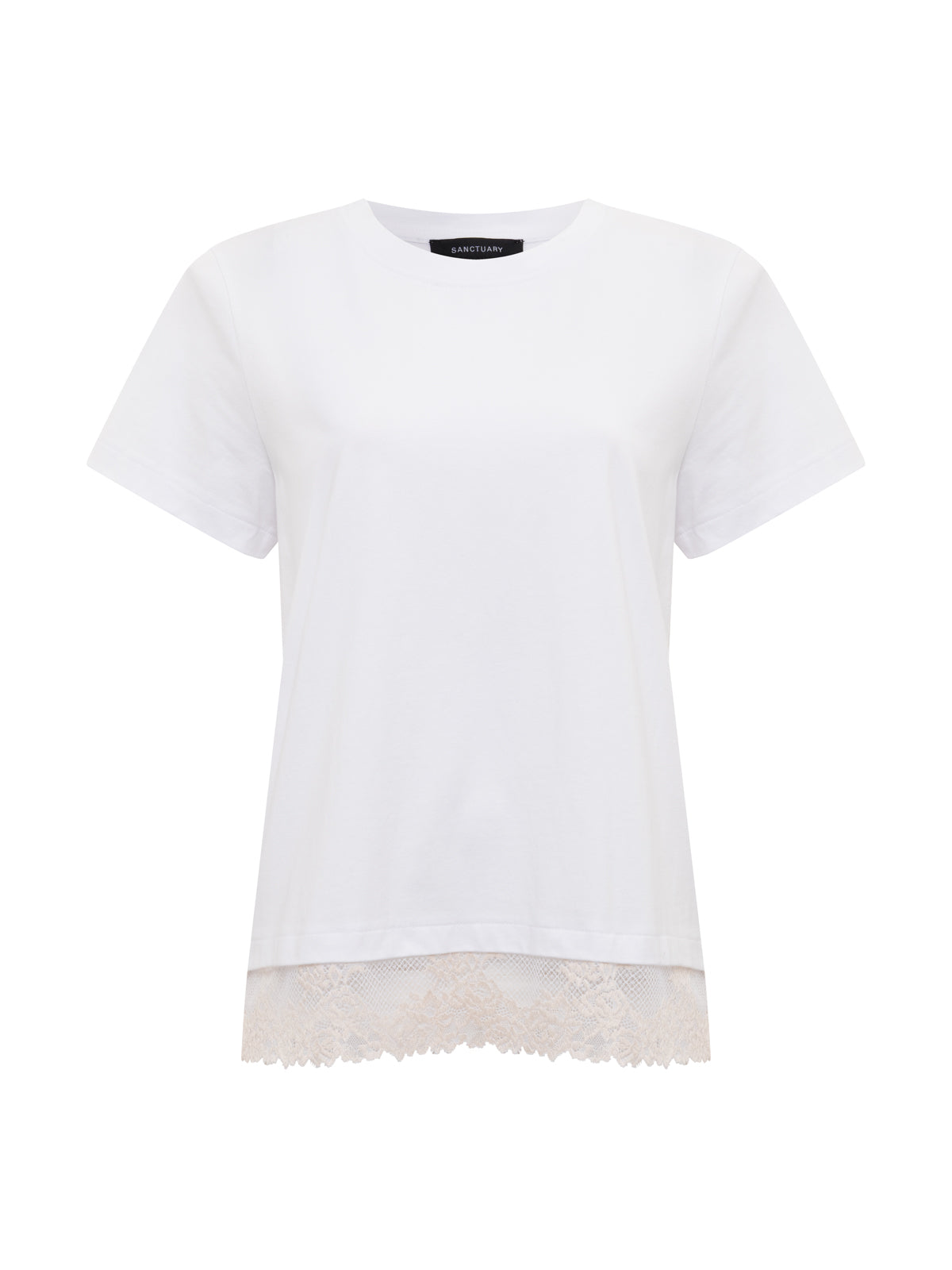 CAMI REMIX TEE WHITE - Sanctuary Clothing
