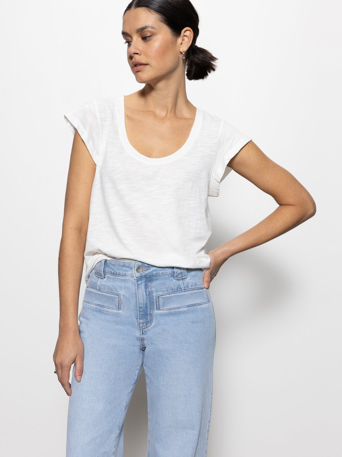 West Side Tee White - Sanctuary Clothing