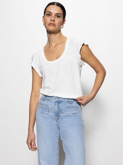 West Side Tee White - Sanctuary Clothing