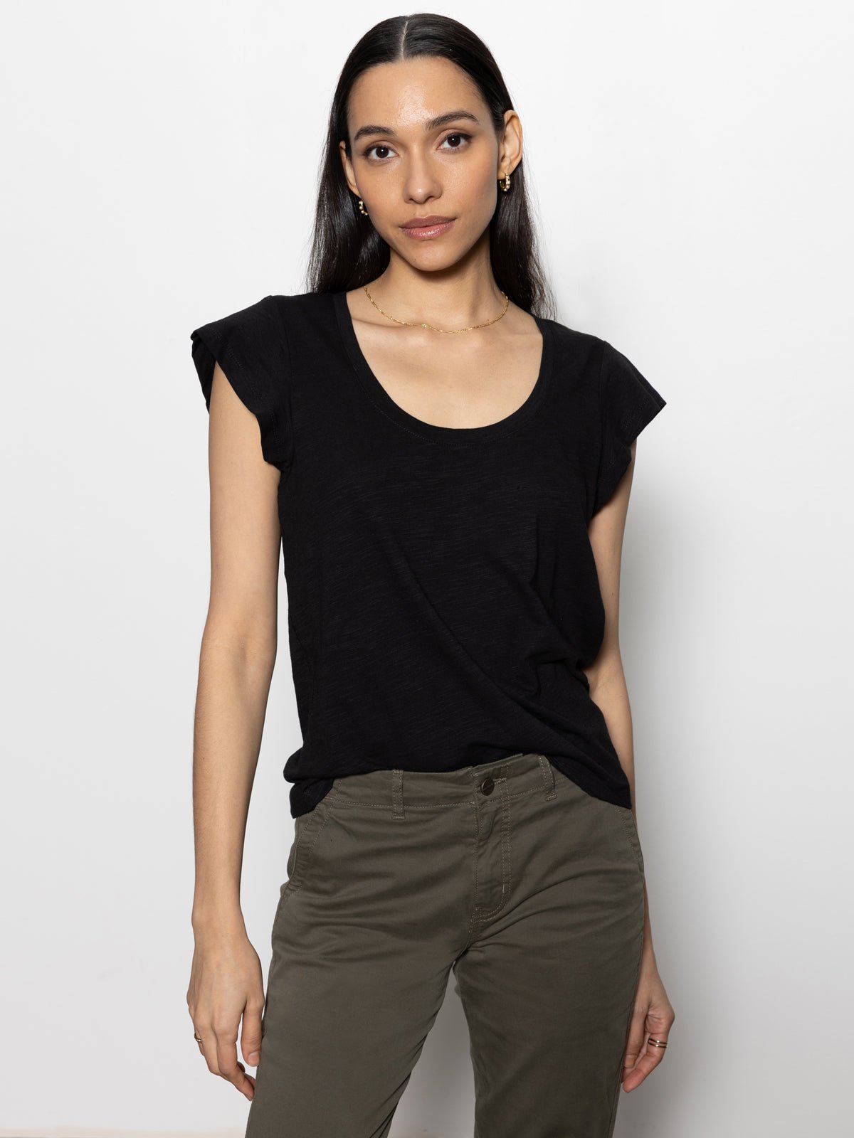 West Side Tee Black - Sanctuary Clothing