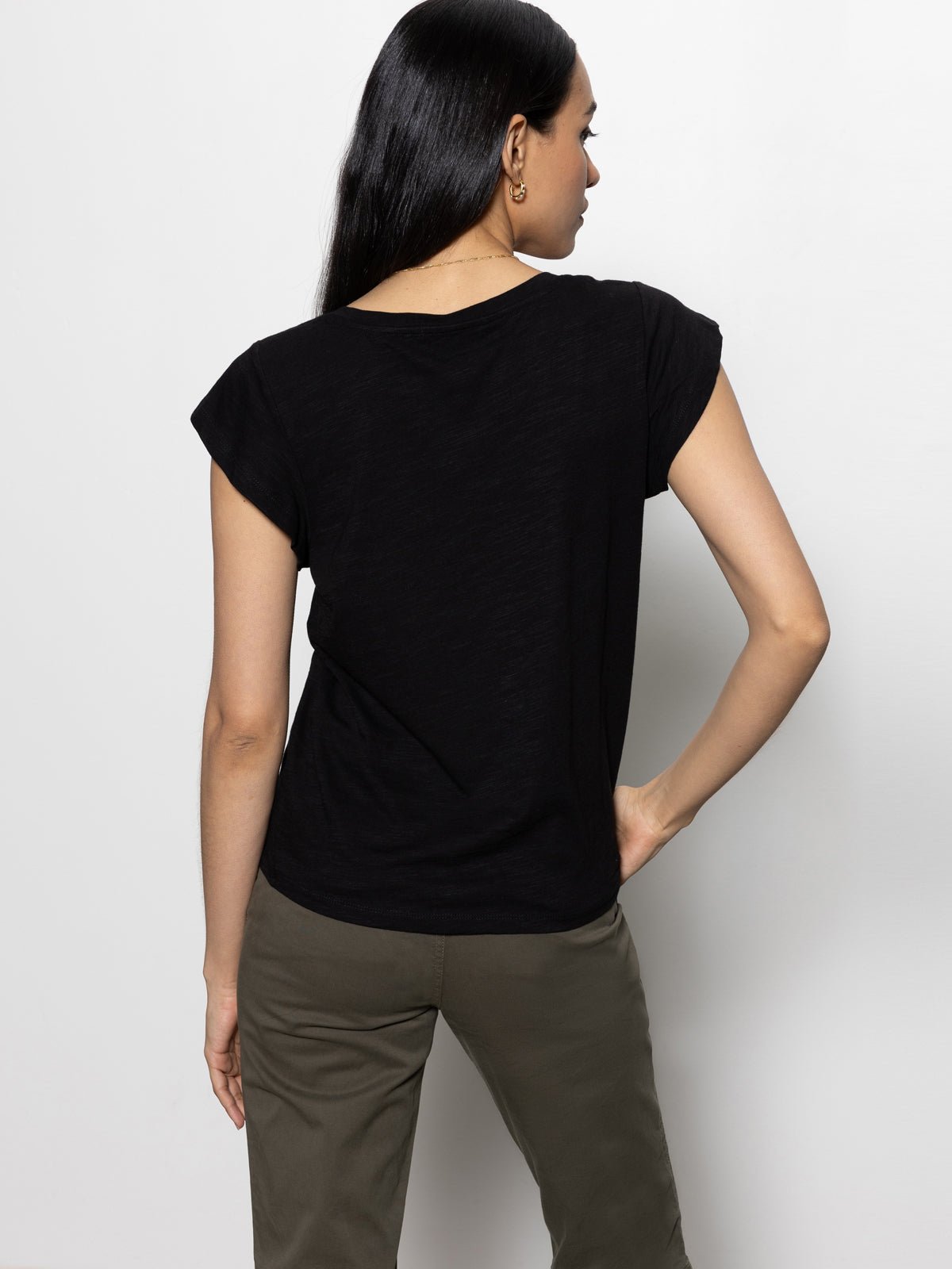 West Side Tee Black - Sanctuary Clothing