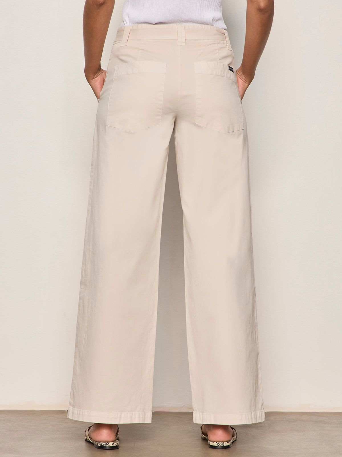 SOFT POLISHED WIDE LEG SUMMER SAND - Sanctuary Clothing