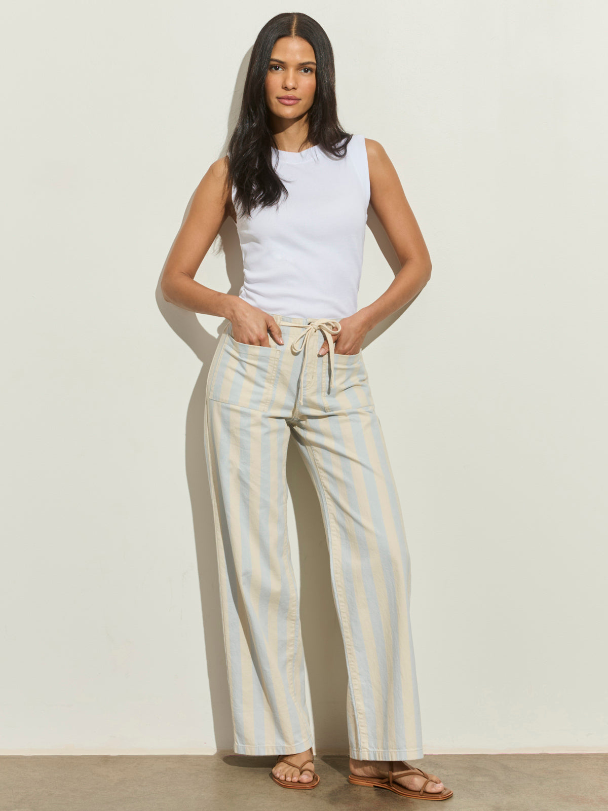 KEEPSAKE PANT BLUE AURA/SUMMER SAND - Sanctuary Clothing