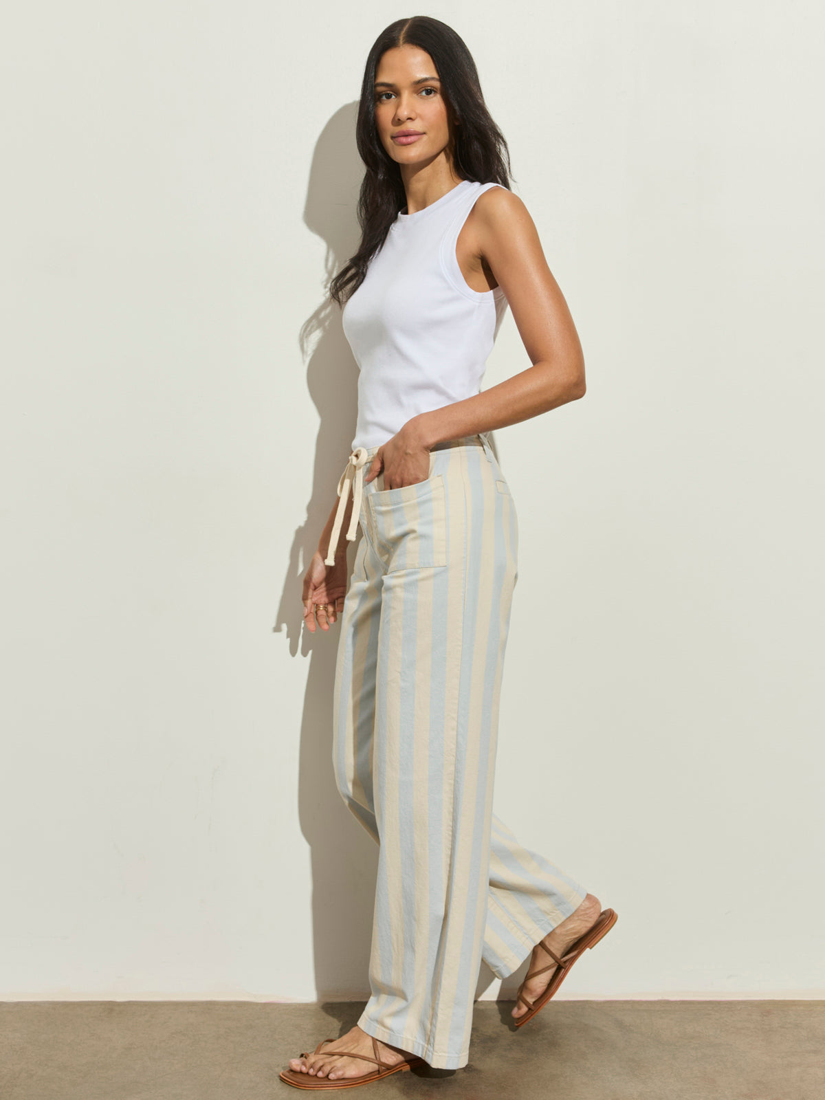 KEEPSAKE PANT BLUE AURA/SUMMER SAND - Sanctuary Clothing