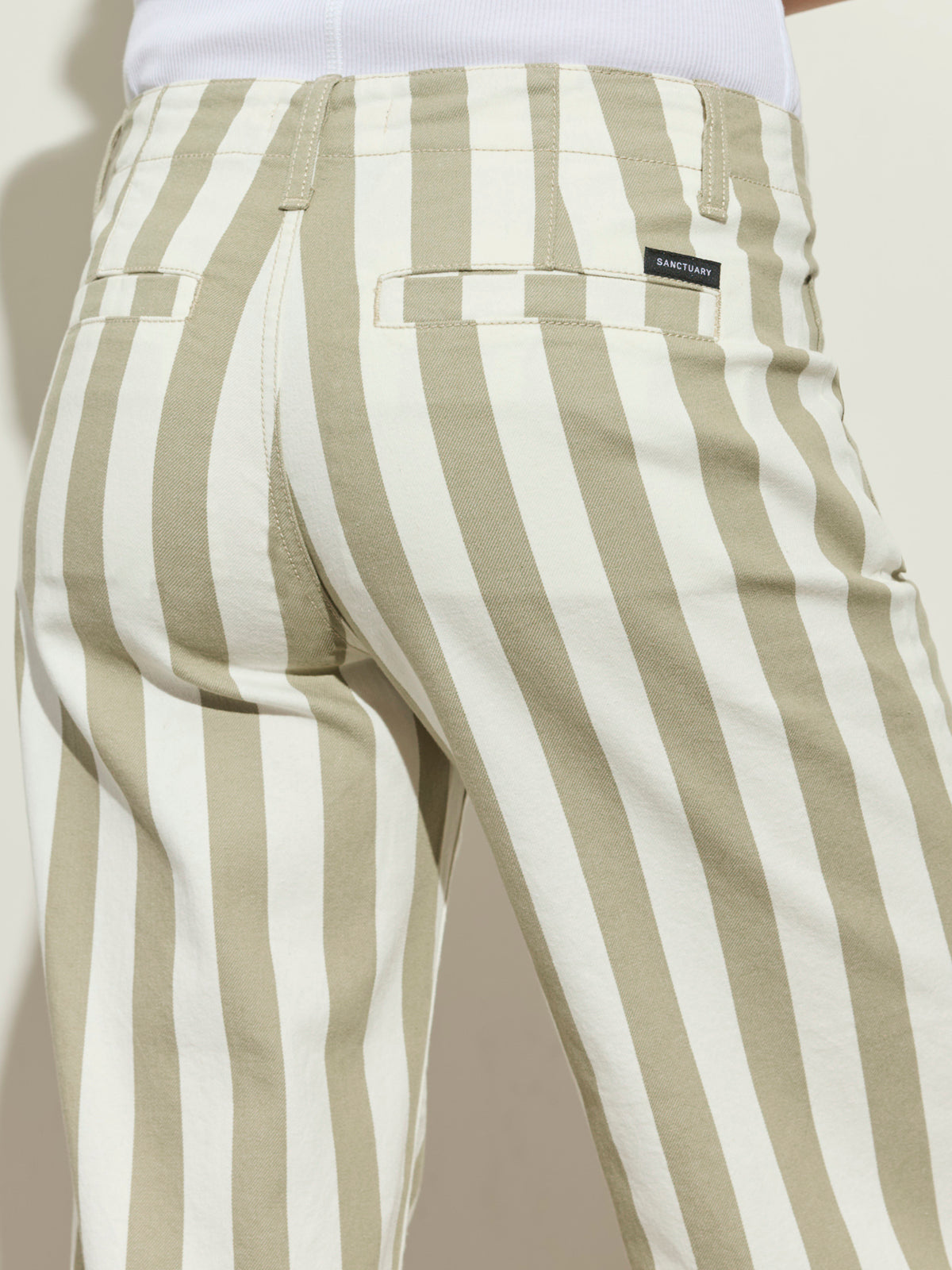 KEEPSAKE PANT OLIVE TREE/CHALK - Sanctuary Clothing
