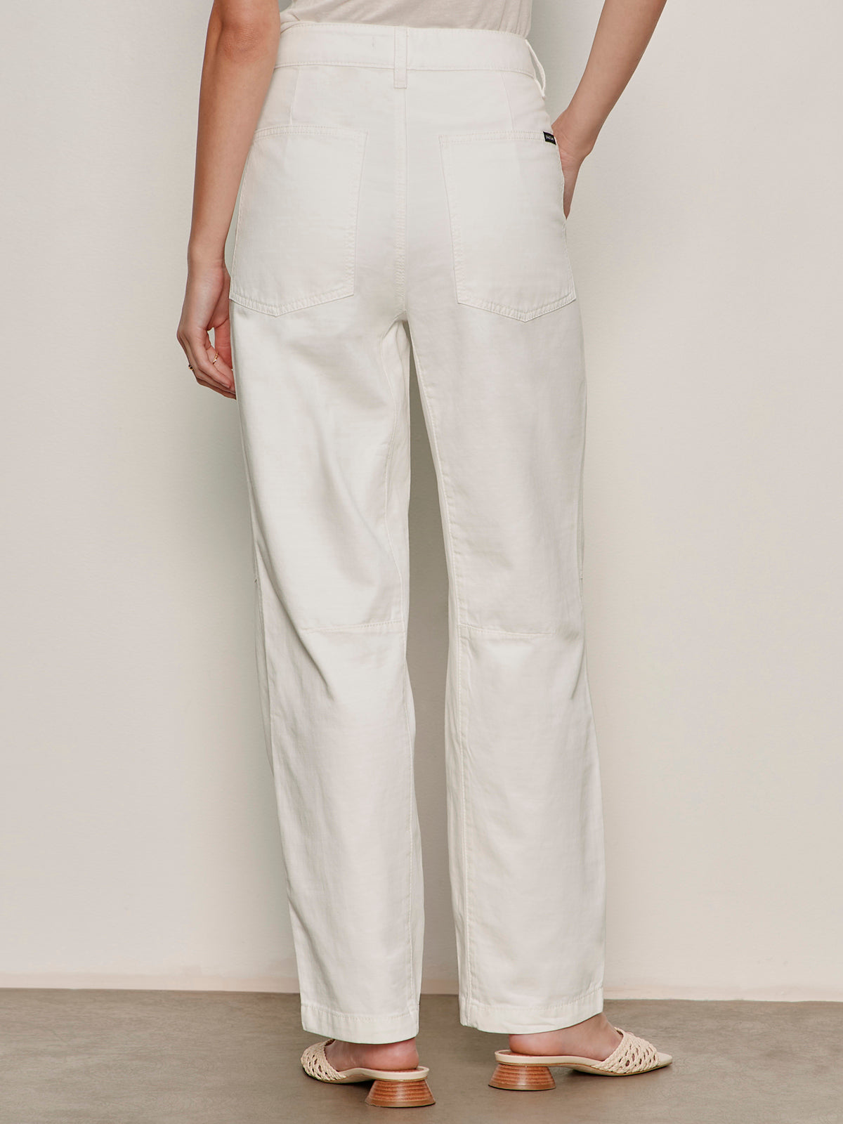 BOYFRIEND UTILITY PANT WHITE - Sanctuary Clothing