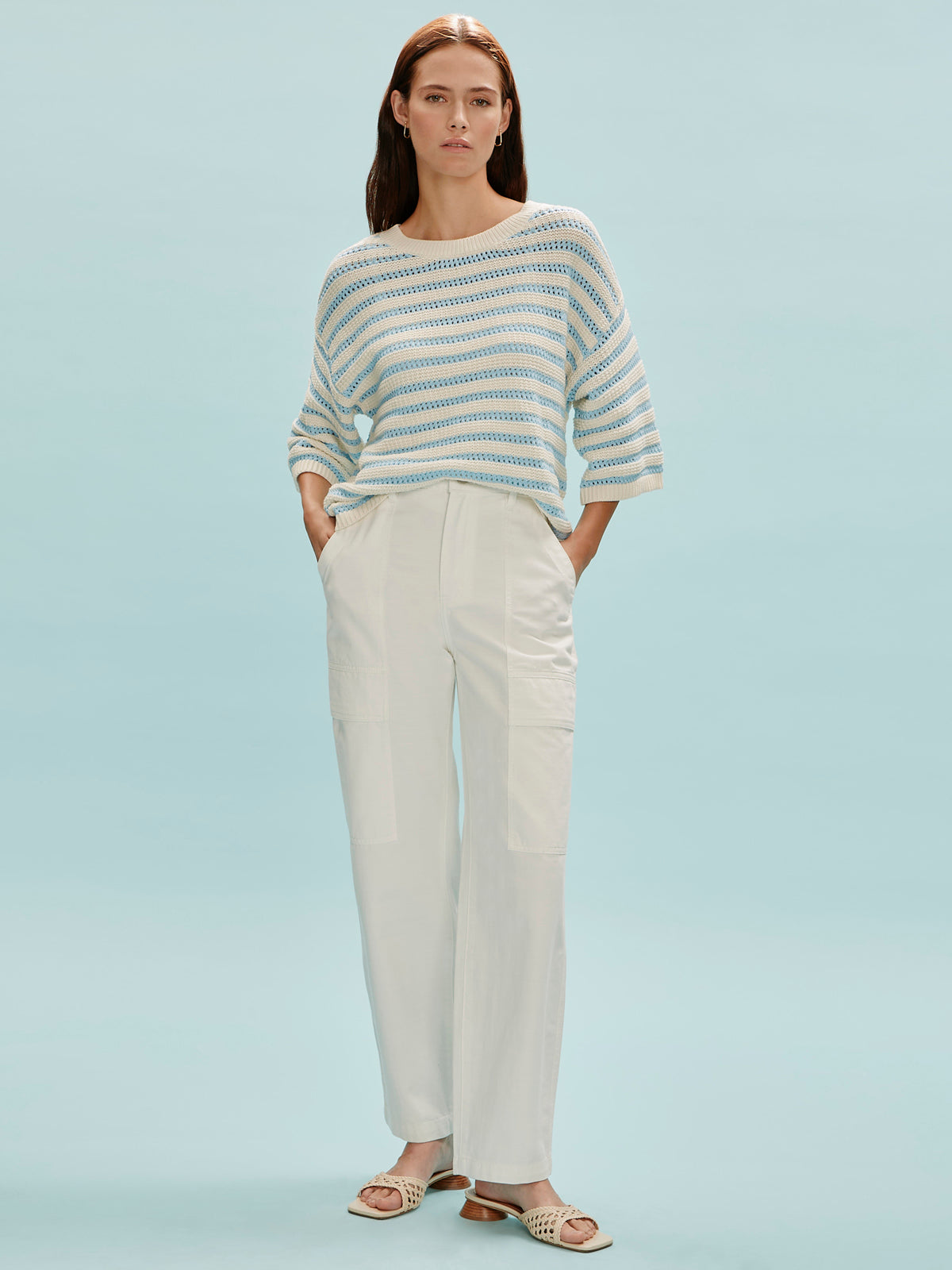 BOYFRIEND UTILITY PANT WHITE - Sanctuary Clothing