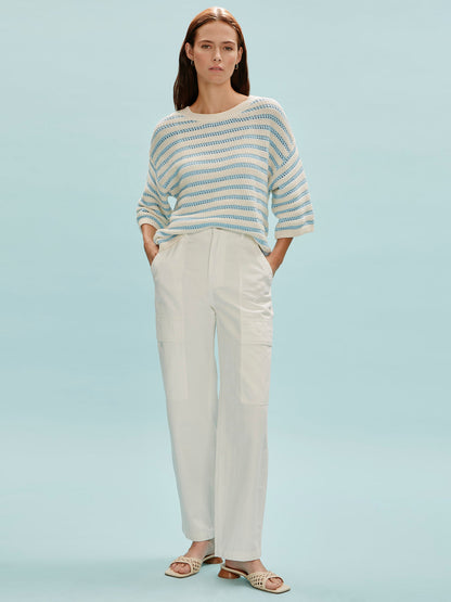 BOYFRIEND UTILITY PANT WHITE - Sanctuary Clothing