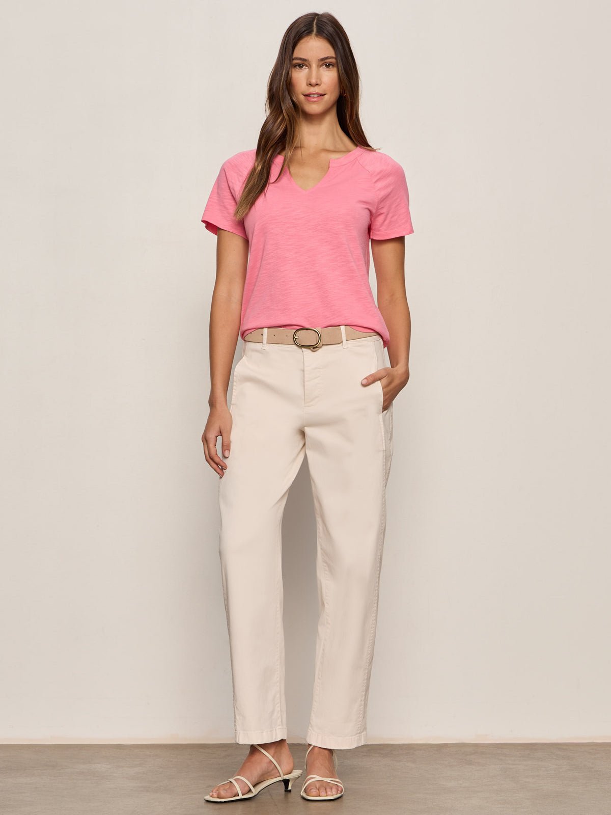 Boyfriend Cruiser Pant Pink Milk - Sanctuary Clothing