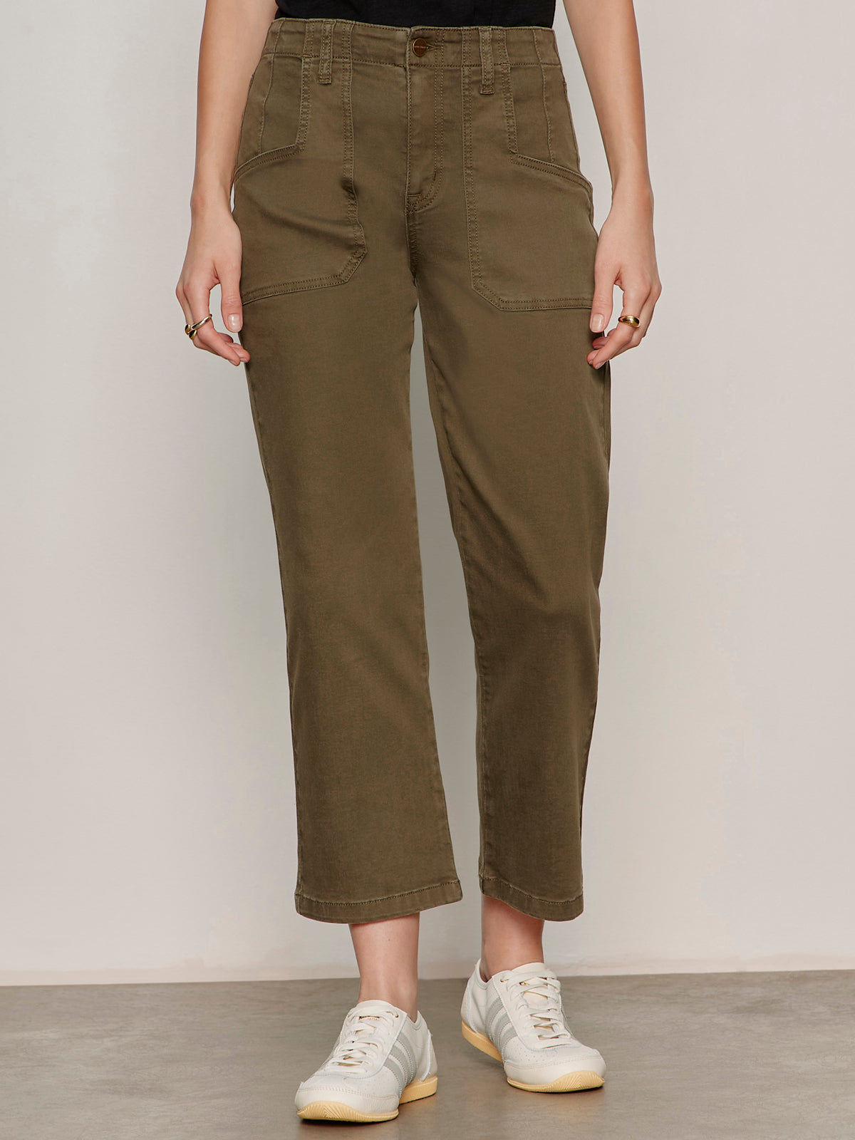 Retreat Crop Pant Burnt Olive - Sanctuary Clothing