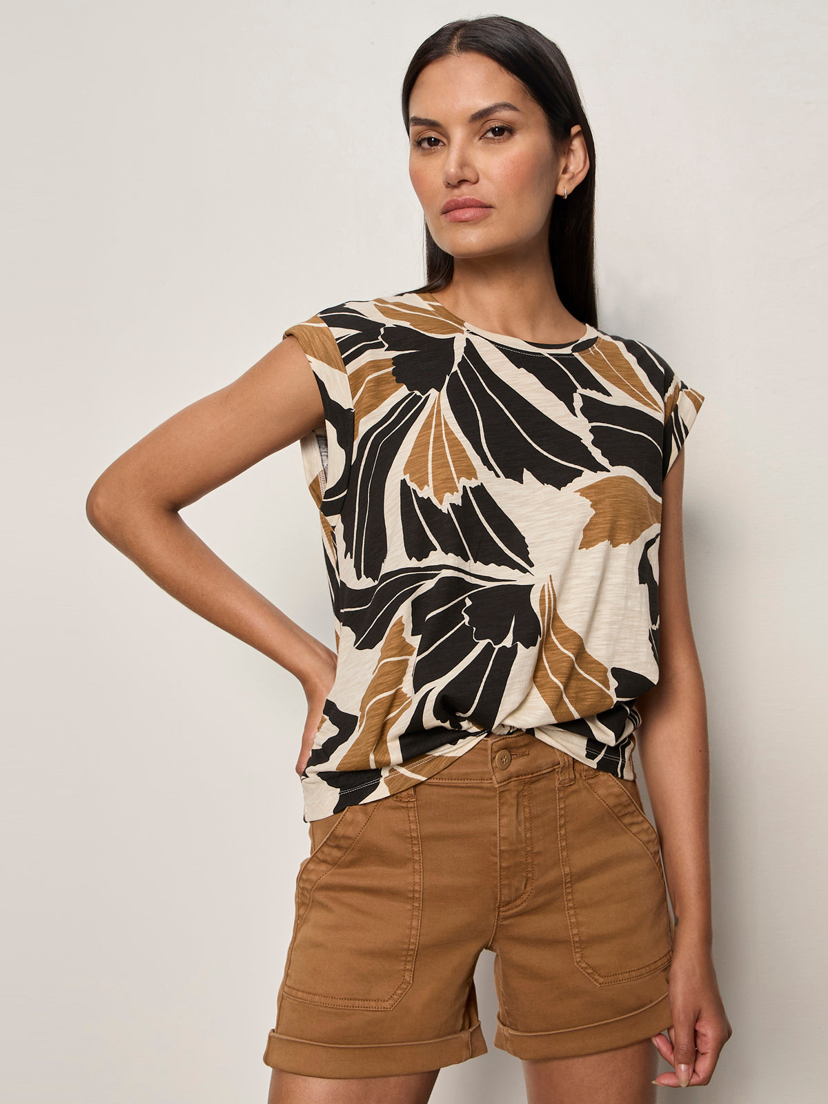 KNOTTED MUSCLE TEE LOTUS - Sanctuary Clothing