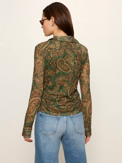 Juno Button Front Top Decoratif - Sanctuary Clothing