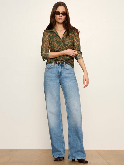 Juno Button Front Top Decoratif - Sanctuary Clothing