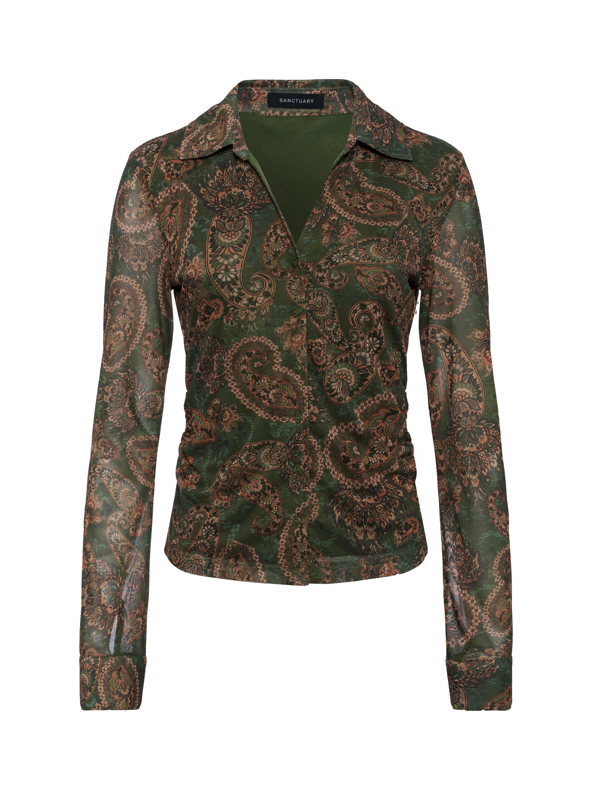 Juno Button Front Top Decoratif - Sanctuary Clothing