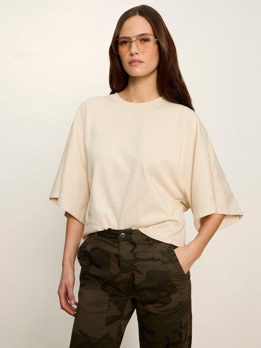 Haven Cape Sleeve Tee Bone - Sanctuary Clothing
