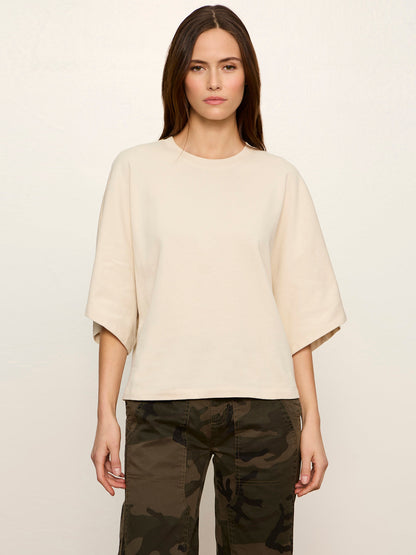 Haven Cape Sleeve Tee Bone - Sanctuary Clothing