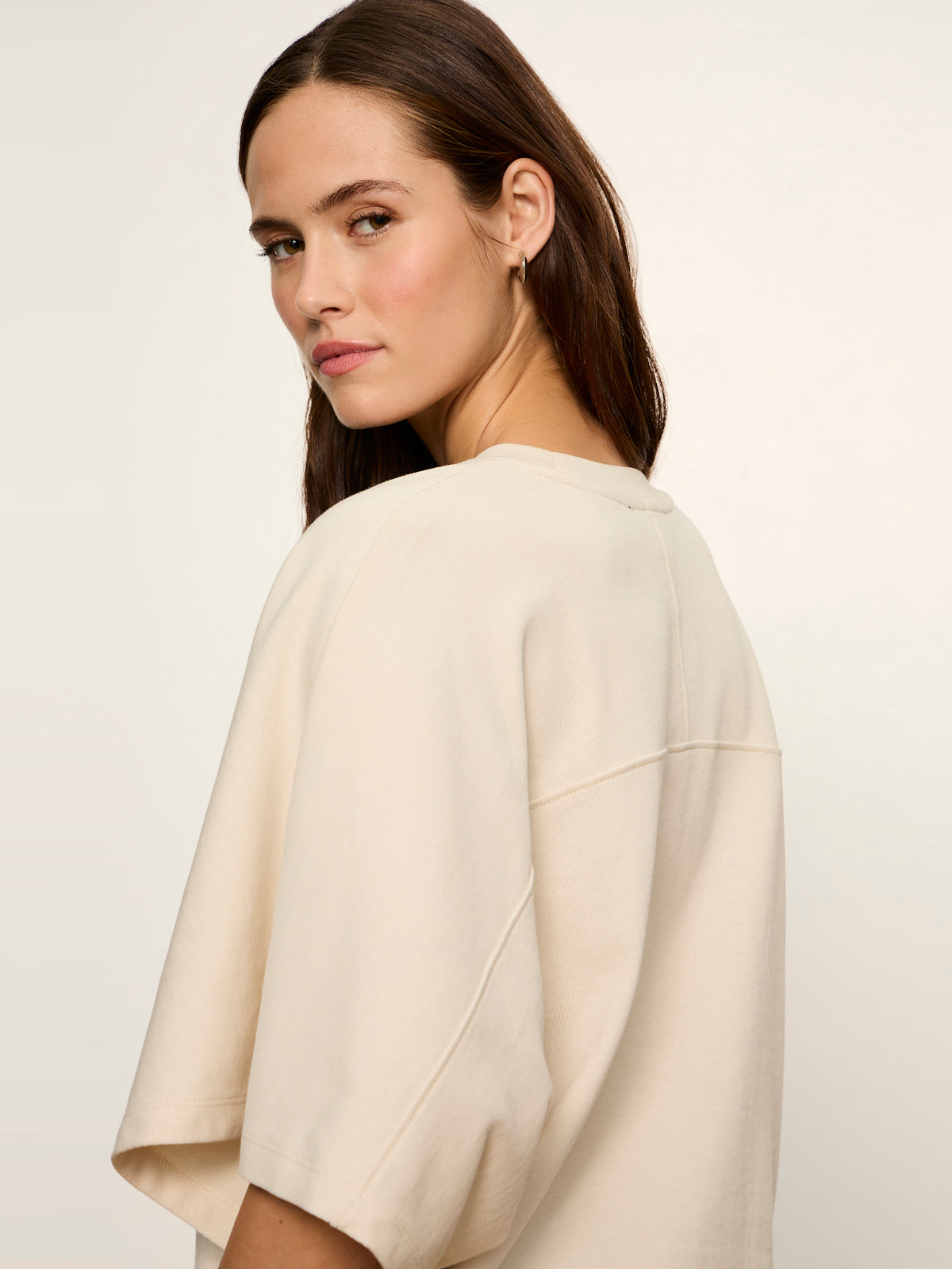 Haven Cape Sleeve Tee Bone - Sanctuary Clothing