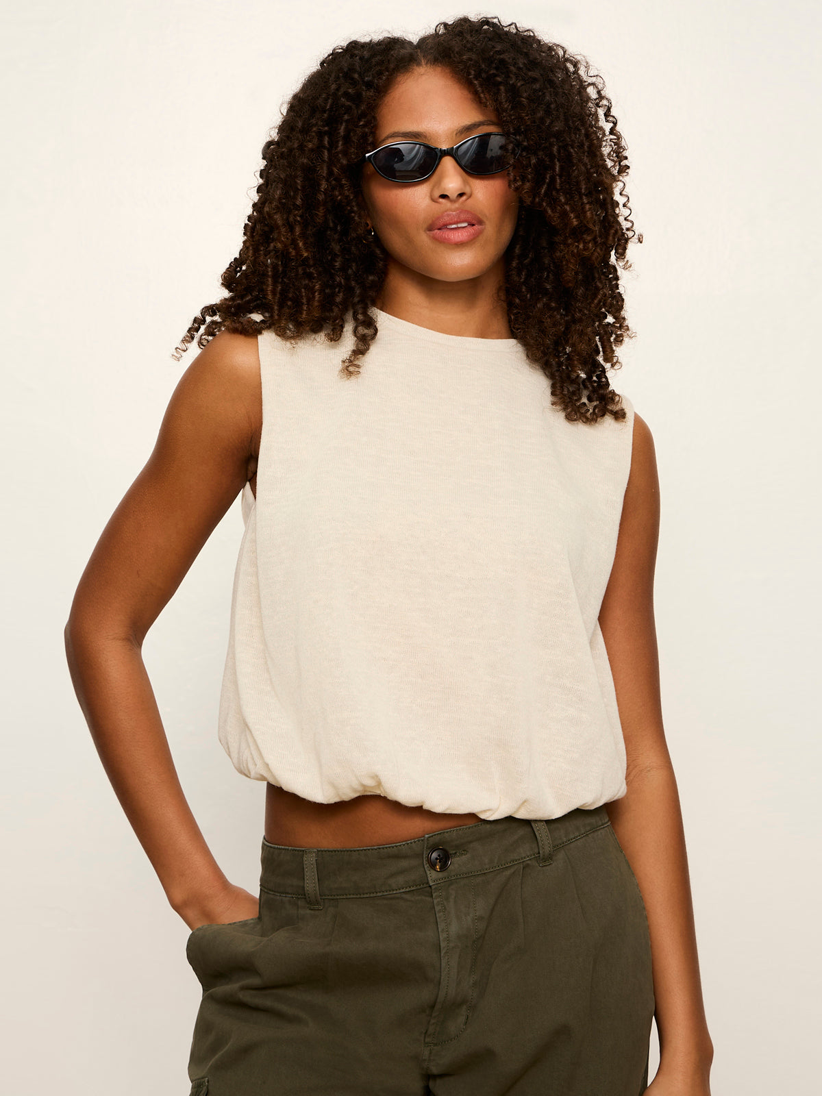 Quinn Bubble Shell Bone - Sanctuary Clothing