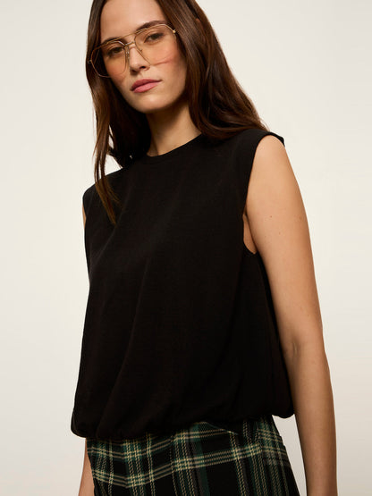 Quinn Bubble Shell Black - Sanctuary Clothing