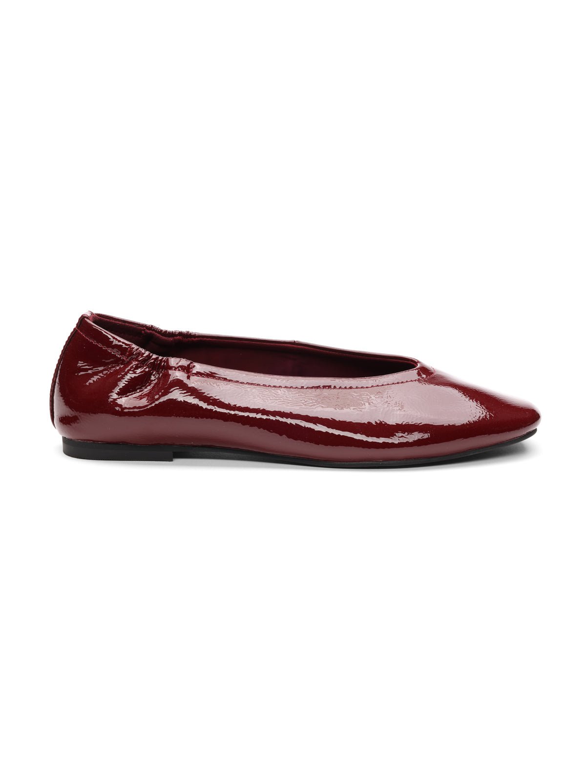 Gigi Ballet Flat Black Wine - Sanctuary Clothing