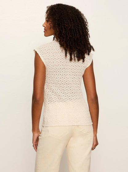 Everyday Muse Collared Tee Bone - Sanctuary Clothing