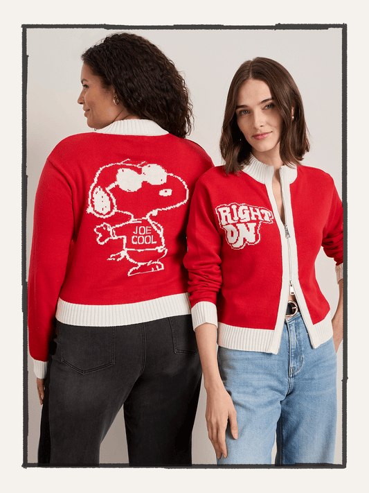 JOE COOL ZIP UP SWEATER CHERRY LACQUER - Sanctuary Clothing