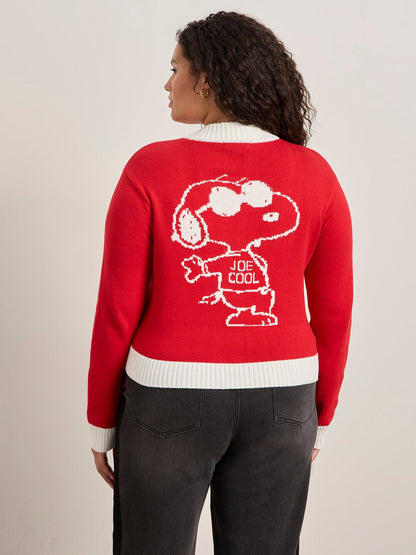 JOE COOL ZIP UP SWEATER CHERRY LACQUER - Sanctuary Clothing