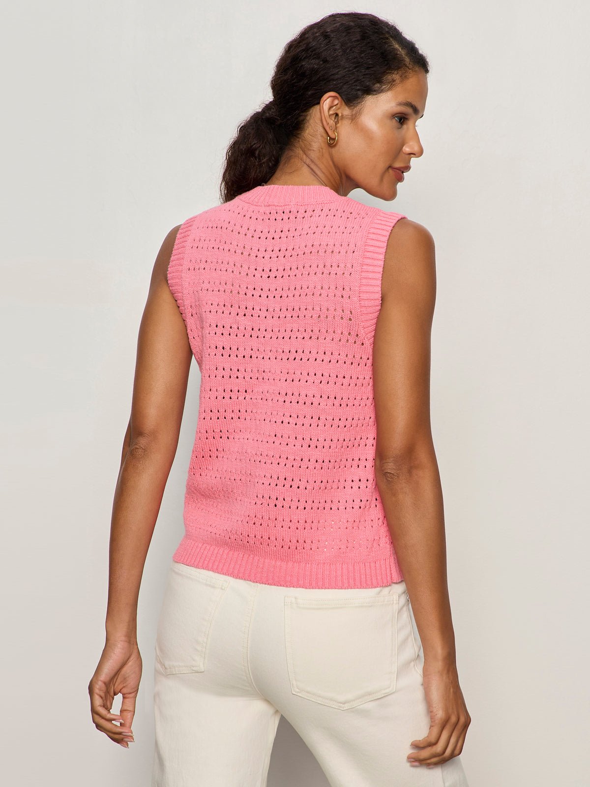 POINTELLE SHELL BLOOM PINK - Sanctuary Clothing