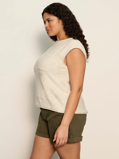 Easy Sweater Tee Collagen Extended Sizing - Sanctuary Clothing