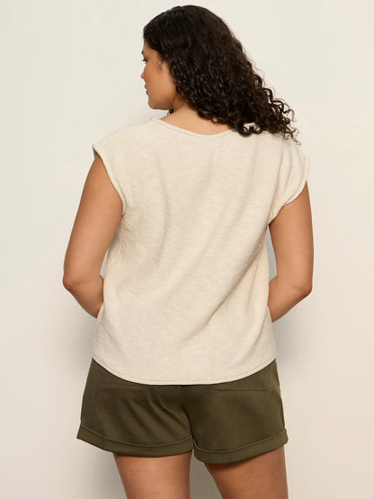 Easy Sweater Tee Collagen Extended Sizing - Sanctuary Clothing