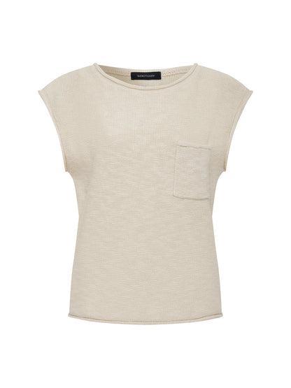 Easy Sweater Tee Collagen Extended Sizing - Sanctuary Clothing