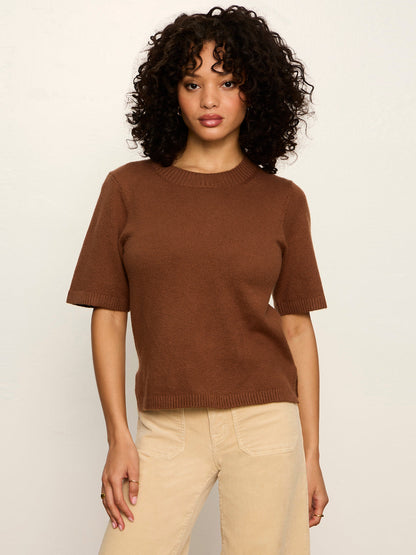 Perfect Sweater Tee Cocoa Powder - Sanctuary Clothing