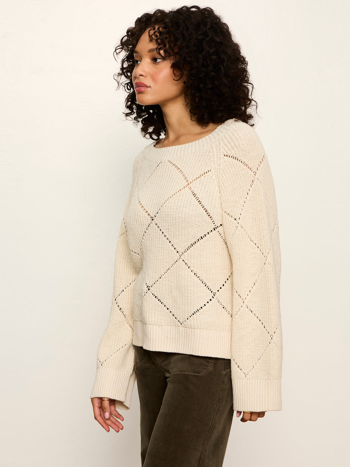 Diamond Stitch Popover Bone - Sanctuary Clothing